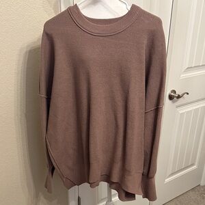 Brown Oversized Sweater